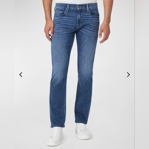 Paige Normandie Hardey Straight Leg Jean Sz 29 Light Indigo Wash | NWT - Picture 2 of 9